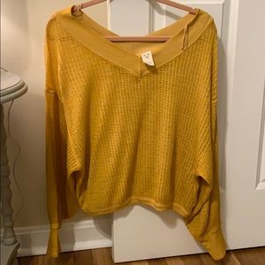 Free people light sweater